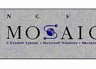 Aparece el navegador para Internet Mosaic,