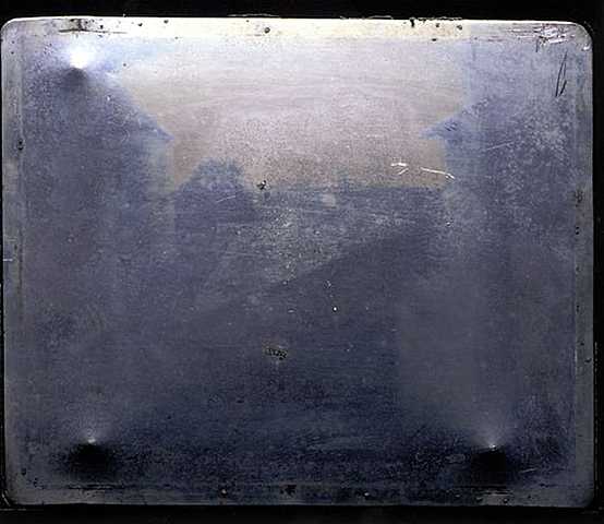 The first photograph ever taken