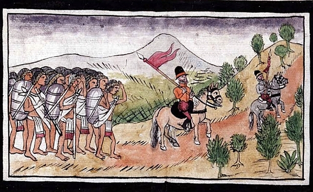 Hernán Cortés Inicia su camino hacia Tenochtitlan