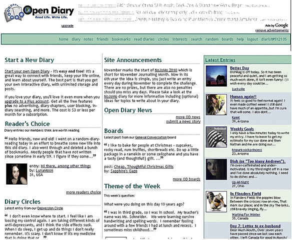 Bruce y Susan Abelson fundaron Open Diary