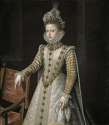 OBRA PICTÓRICA " RETRATO DE LA INFANTA ISABEL CLARA EUGENIA""