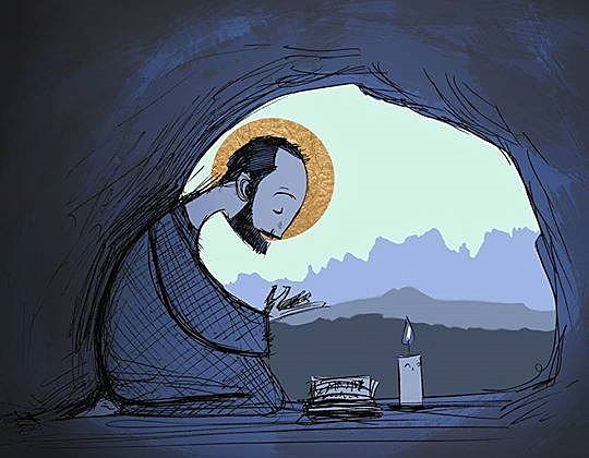 Comienza su peregrinación como cristiano