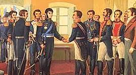 Timeline: Gobiernos que cimentaron a Bolivia (1825-1841)