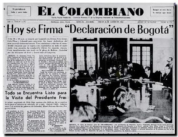 Declaración de Santafé de Bogotá, 1992.