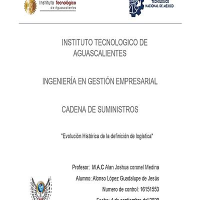 Timeline: "Evolución Histórica de la definición de logística"