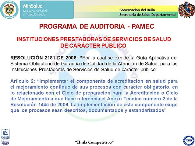 Resolución 2181 de 2008