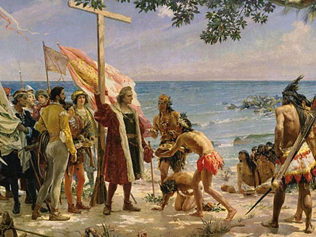 Llegada de los españoles a México