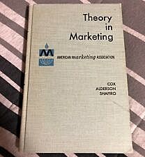 “Theory in Marketing”.
