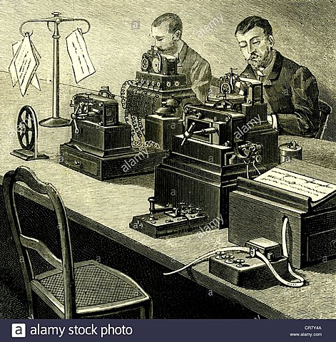 Cooke y Wheatstone Nuevos descubrimientos para la comunicación a distancia (siguen siendo rudimentarios).