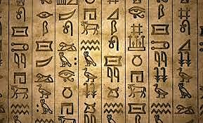 Egipcios y los hieroglyphics