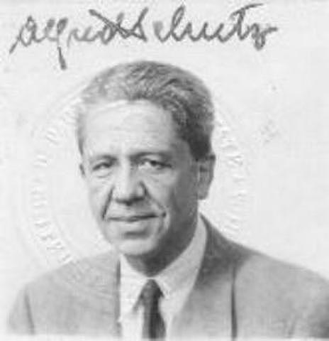 APR 22, 1937 Schütz: Fenomenologia del mundo social