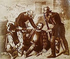 HERIDO EN BATALLA DE PAMPLONA