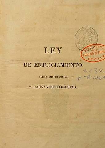 LEY DE ENJUICIAMIENTO SOBRE NEGOCIOS Y CAUSAS DE COMERCIO