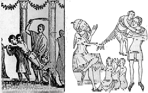 "Equitación" de un estudiante.
