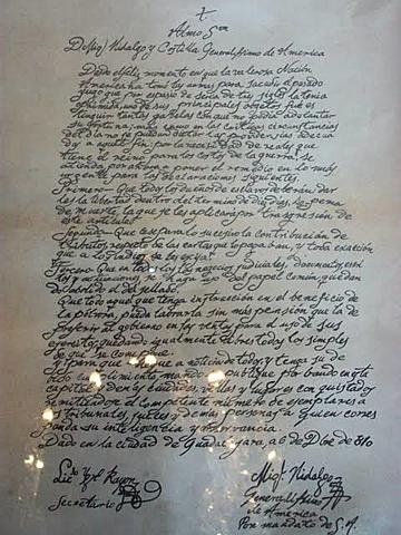 Decretos de Miguel Hidalgo y José María Motelos y Pavón