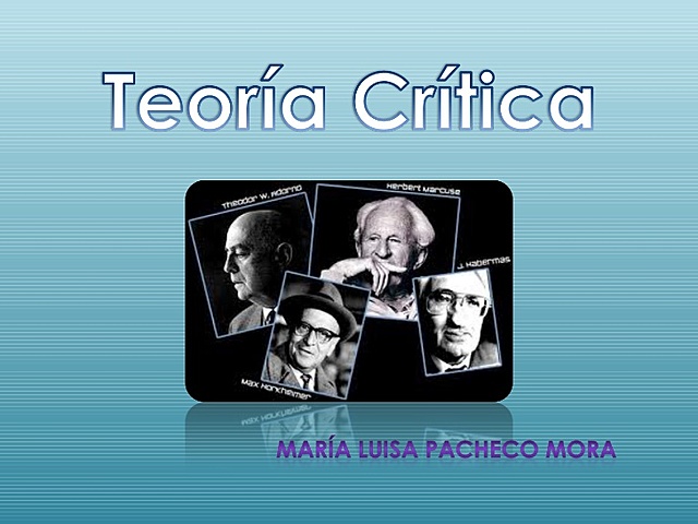 Teoría crítica