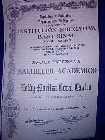 GRADO BACHILLER ACADÉMICO