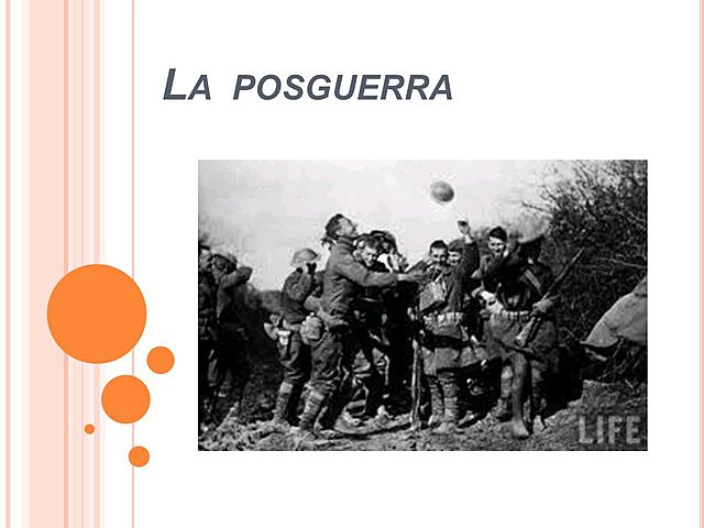 La posguerra de la segunda guerra mundial