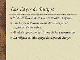 LEYES DE BURGOS