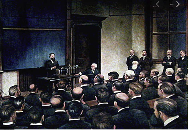 Primera demostración de los Rayos X