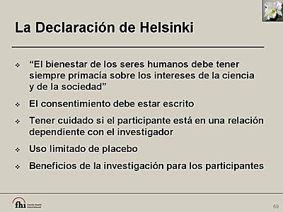 Creación del Código Internacional de Ginebra y Helsinki