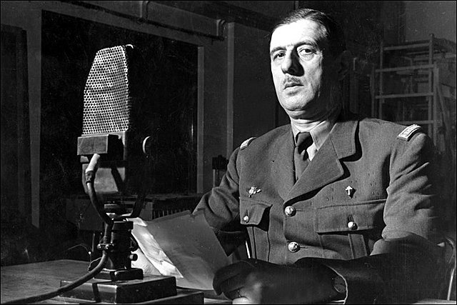 De Gaulle calls upon French citizens to resist occupation