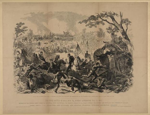 The first battle of Bull Run