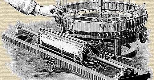 Anillo de metal sobre el rodillo