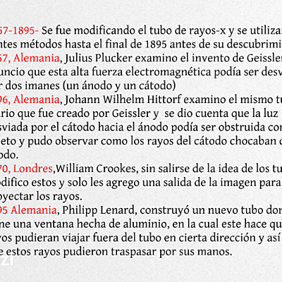 Timeline: Descubrimiento de los rayos X hasta nuestros días