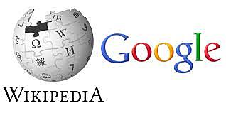 Wikipedia y Google.