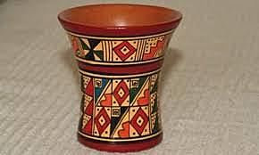 diseños geométricos en la cerámica.