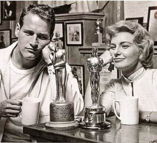 Joanne Woodward receives the first star on the Hollywood Walk of Fame in Southern California.