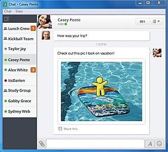 AOL Instant Messenger (AIM)  was released