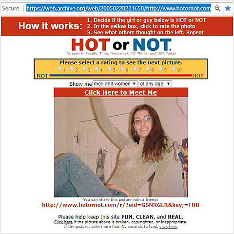 Hot or Not is launched