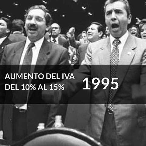 Aumento del IVA del 10% al 15%