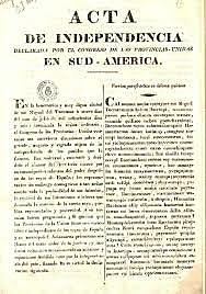Declaración del Acta de Independencia