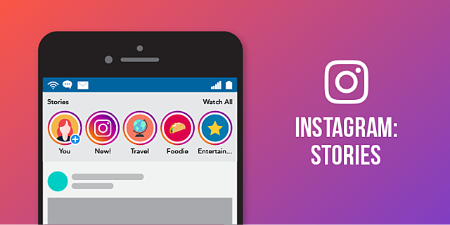 Instagram launches “Stories”
