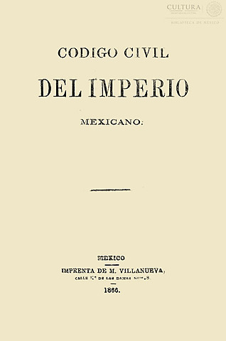Código Civil del Imperio Mexicano
