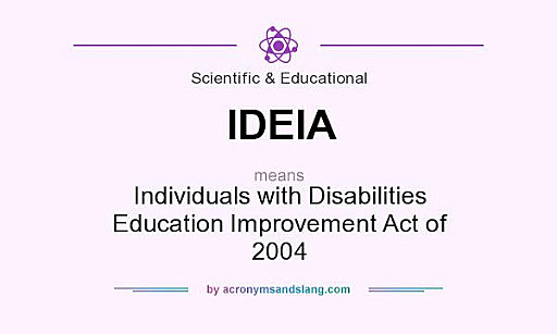 Individuals with Disabilities Education Improvement Act (IDEIA)
