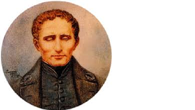 Louis Braille invents the Braille system
