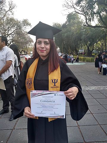 Graduación de mi carrera de Psicología