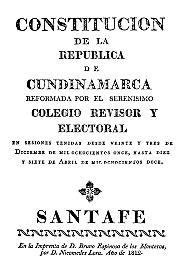 Constitución de Cundinamarca