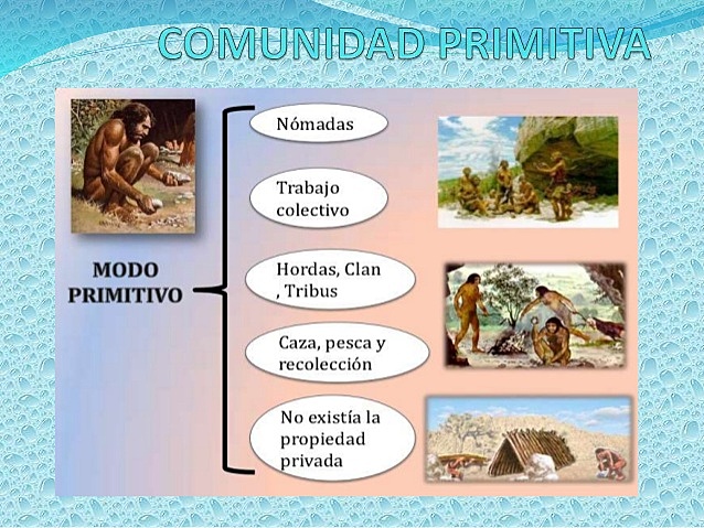Características de la Comunidad Primitiva