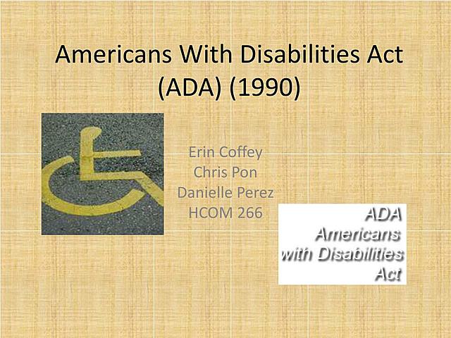 American with Disabilities Act