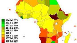 Timeline: Cronología del proceso descolonizador