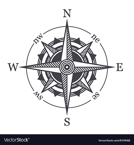 First reference to use of compass for sea navigation