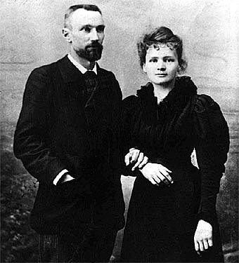Marie Curie y Pierre Curie
