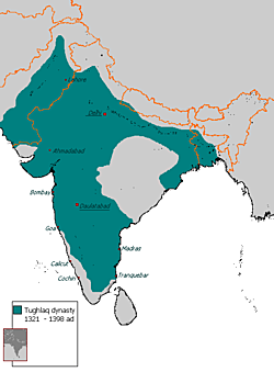Establishment of the Delhi sultanate in India