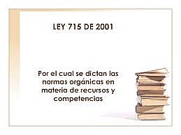 Ley 715 del 2001