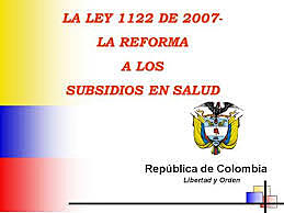 Ley 1122 del 2007